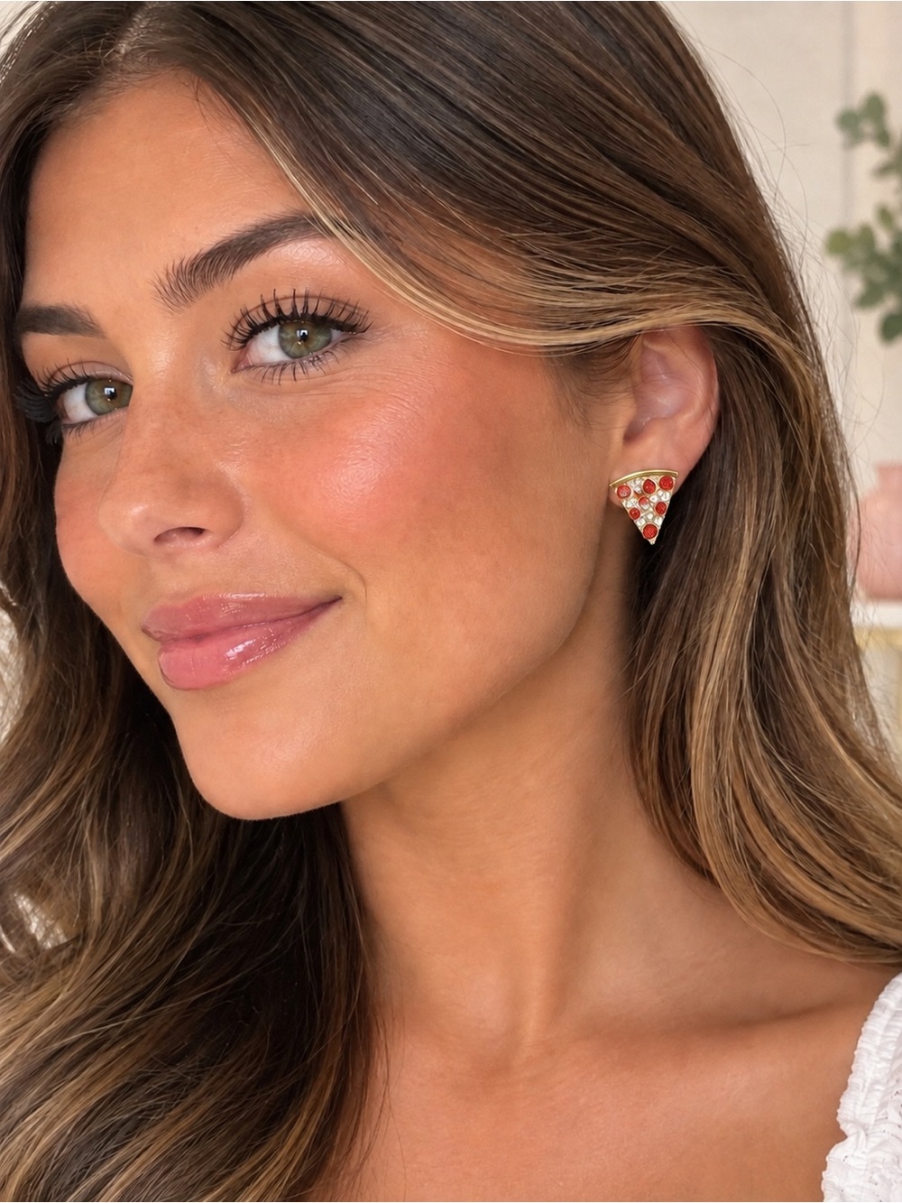Sugarfix pizza 🍕 stud earrings